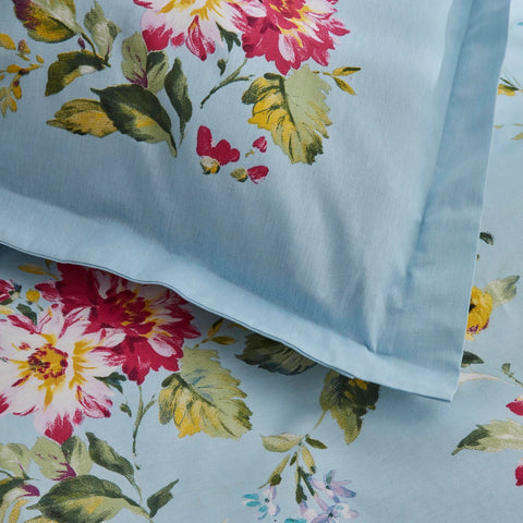 Ensemble de Literie Karaca Home Jolie 100 % Coton Pour Lit Double Bleu