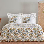 Karaca Home Indra, Ensemble de Housse de Couette 100% Coton, Double, Jaune