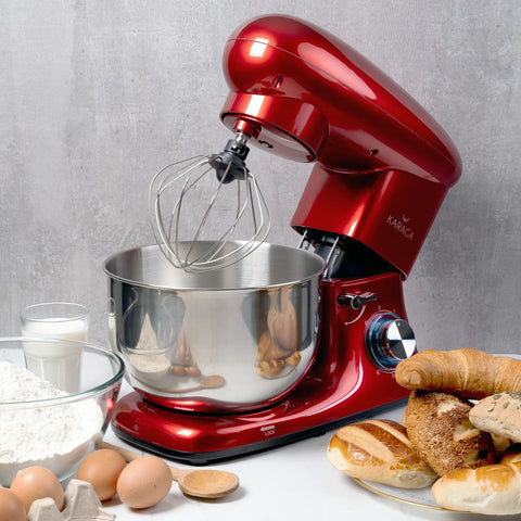 Robot multifonctions Karaca Multichef Chef cuistot 1 400 W, 5,5 L, rouge doré