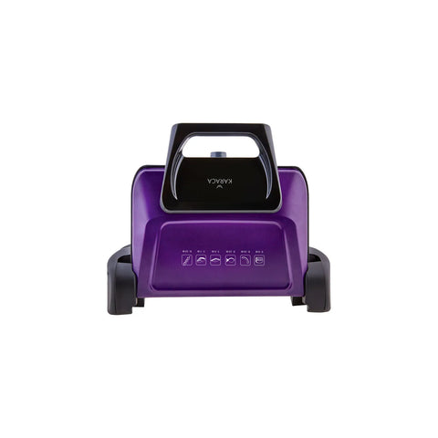Multigril et appareil à croque-monsieur Karaca Future Plus Bio Diamond aux propriétés antibactériennes, 1 800 W, violet