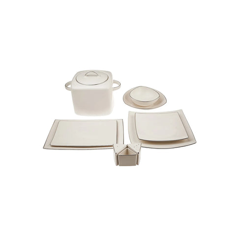 KARACA LUCIA CREAM 60 PRÇ YMT PLATIN DIN