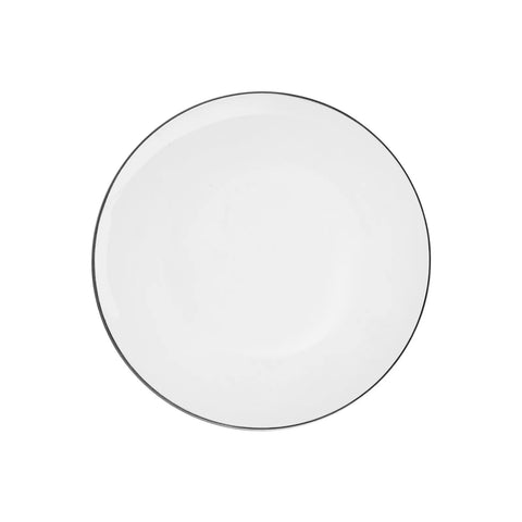 Service de table en porcelaine Karaca Alicia pour 6 personnes, 24 pièces, platine