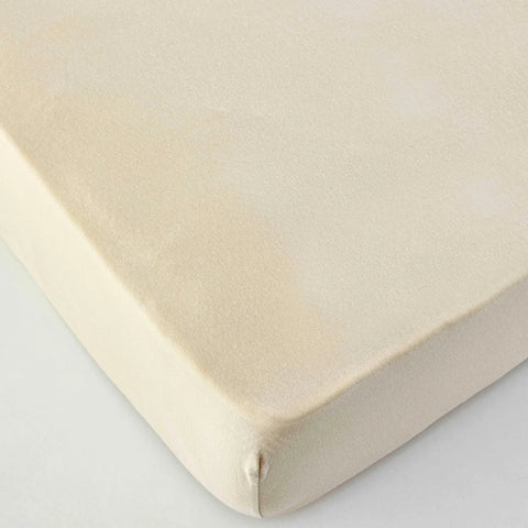 KH JERSEY FITTED SHEET BEIGE BABY D, BEJ