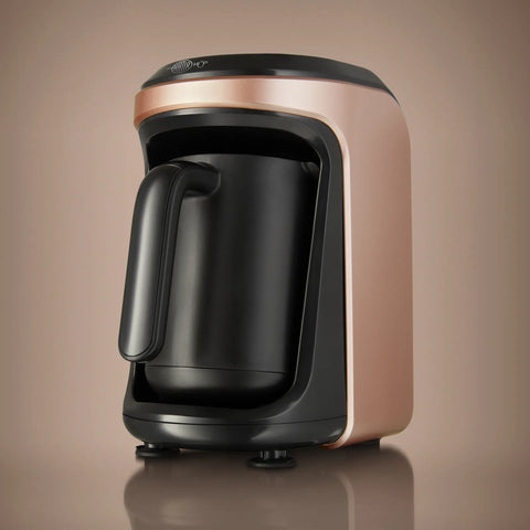 Cafetière turque Karaca Hatır Hüp, couleur or rose