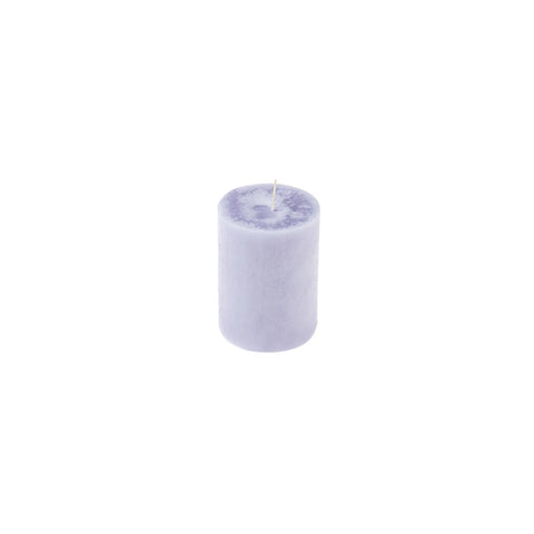 Bougie cylindrique Karaca, 6,5 x 10 cm, gris