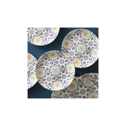 KARACA DALYA 24 PRÇ YEMEK TAKIMI, BEYAZ