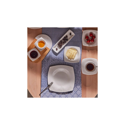 Service Petit Déjeuner Karaca Fine Pearl Helen, 26 pièces carrées/rectangulaires