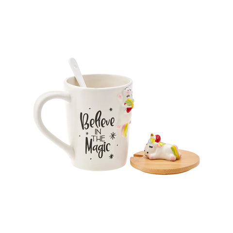 Mug Karaca New Year Unicorn avec cuillère Np22