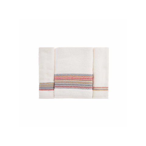 Ensemble de Serviettes pour les Mains et le Visage Sarah Anderson Ingrid, 3 pièces, coloré