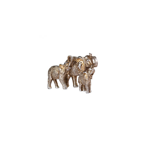 NOVA FİL AİLESİ BİBLO 33,5X18CM, GOLD