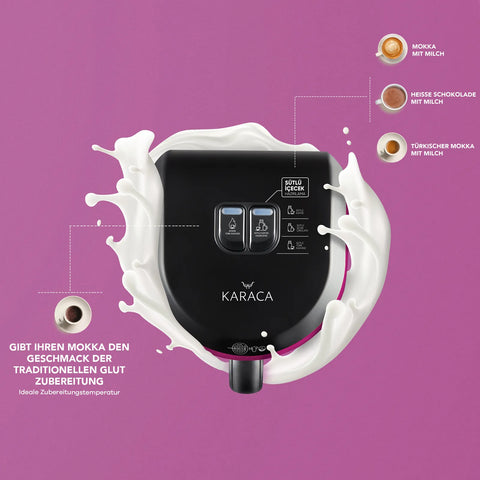 Machine à café Karaca Hatır Hüps pour café turc au lait, rose blush