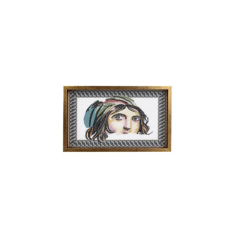 ZEUGMA ÇİNGENE KIZ TEPSİ 25X40CM, BEYAZ