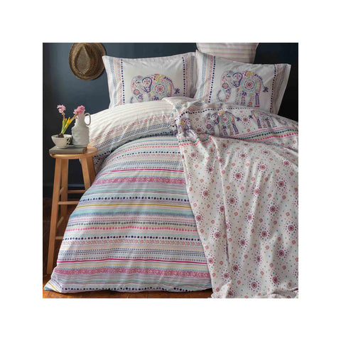 Parure de lit Sarah Anderson Marilla avec housse de couette et couette piquée offerte pour lit double