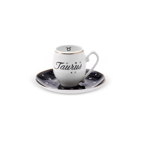 Tasse à café Karaca signe du zodiaque Taureau, 90 ml