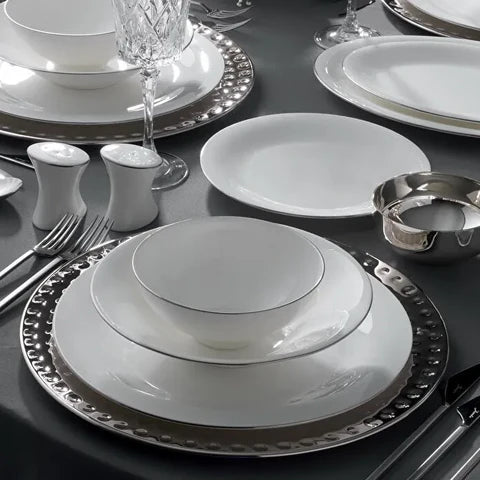 Jumbo Silva Service De Table 61 Pièces Pour 12 Personnes