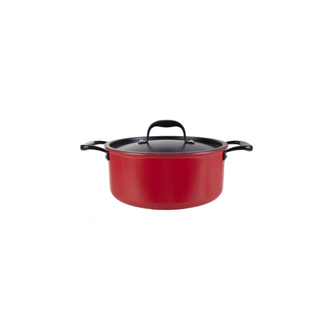 Batterie de cuisine Karaca Bio Diamond Japanese, 7 pièces, rouge