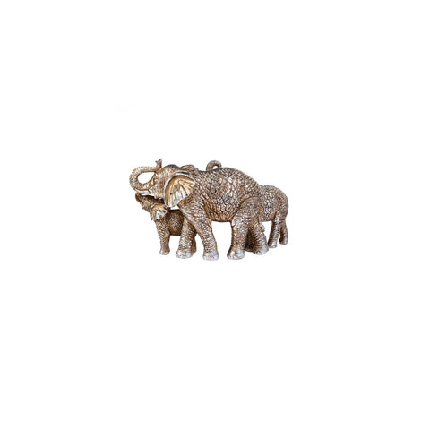 NOVA FİL AİLESİ BİBLO 33,5X18CM, GOLD