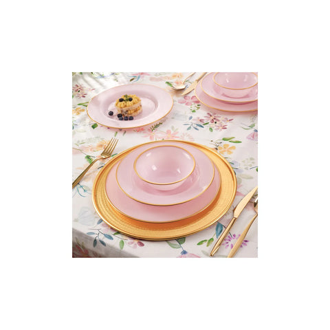 KARACA RETRO V2 PEMBE 18 PRÇ YEME, BEYAZ