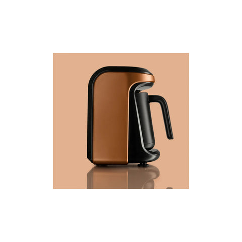 Machine à café Karaca Hatir Hüps pour la préparation de moka turc, de mousse de lait ou de chocolat, couleur bronze