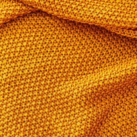 Couverture Karaca Home Okra Cable Tricotée Certifiée Oeko-Tex