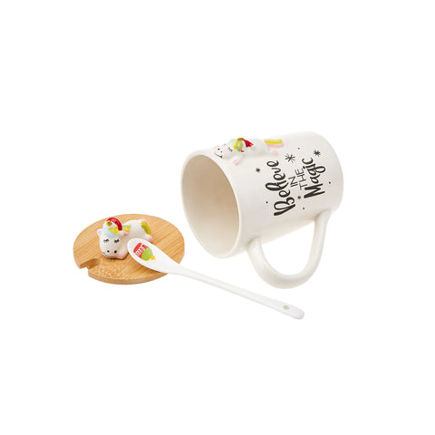 Mug Karaca New Year Unicorn avec cuillère Np22