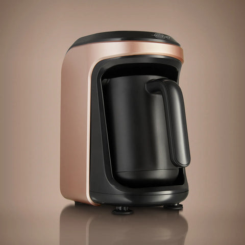 Cafetière turque Karaca Hatır Hüp, couleur or rose