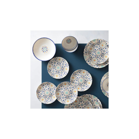 KARACA DALYA 24 PRÇ YEMEK TAKIMI, BEYAZ