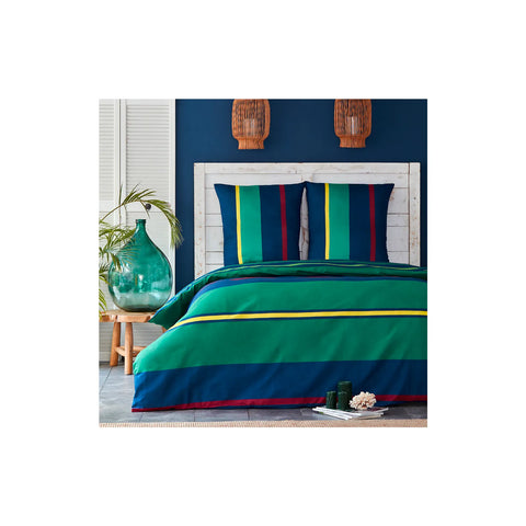 NAU HERITAGE DUVET COV, 135X200+80X80 CM
