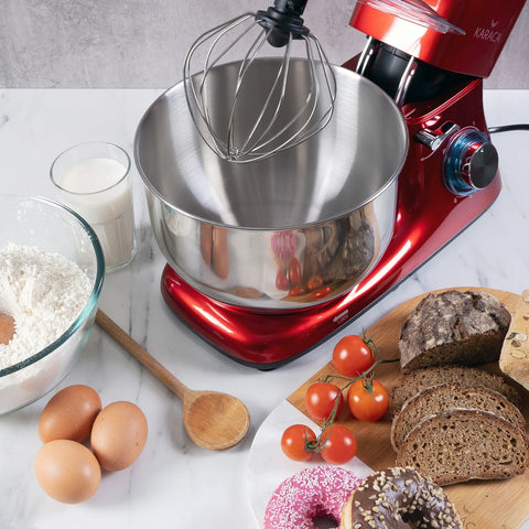 Robot multifonctions Karaca Multichef Chef cuistot 1 400 W, 5,5 L, rouge doré