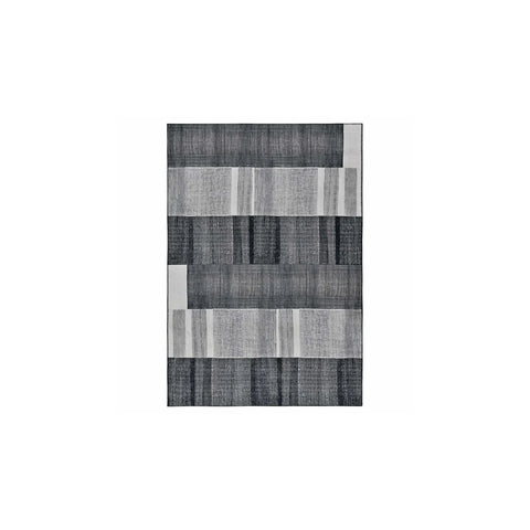 Tapis Kasmır Halı Décoratif Art Trend, Profond Noir, 160X230