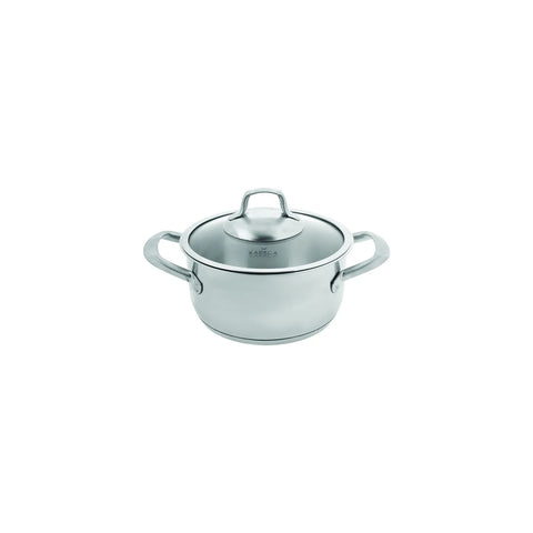 Batterie de cuisine Karaca Bianca 304 en acier inoxydable, 24 cm