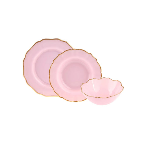 KARACA EMPİRE PEMBE 18 PRÇ YEMEK, PEMBE