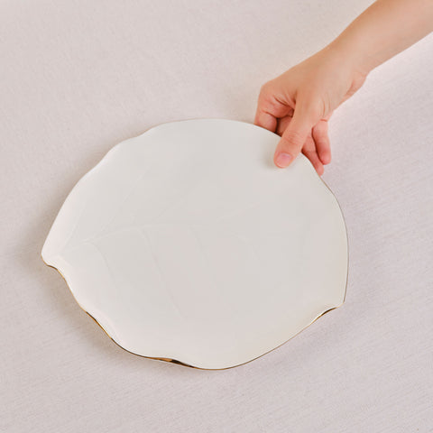 Karaca x Müge Anlı Assiette de Service Dorée 27 Cm