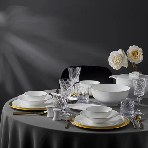 Jumbo Golda Service De Table 61 Pièces Pour 12 Personnes