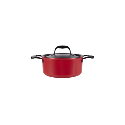 Batterie de cuisine Karaca Bio Diamond Japanese, 7 pièces, rouge