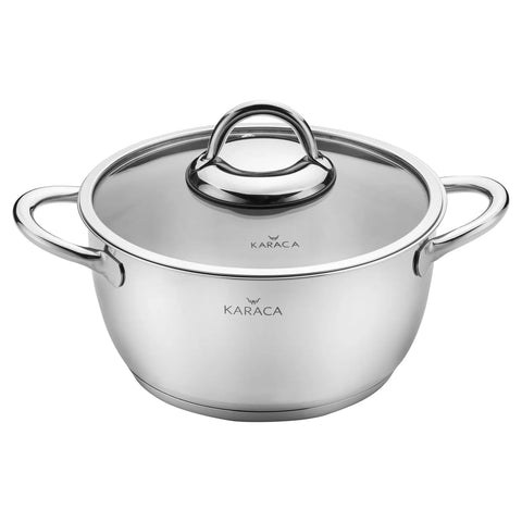 KARACA JUMP ÇELİK TENCERE 22 CM, METAL