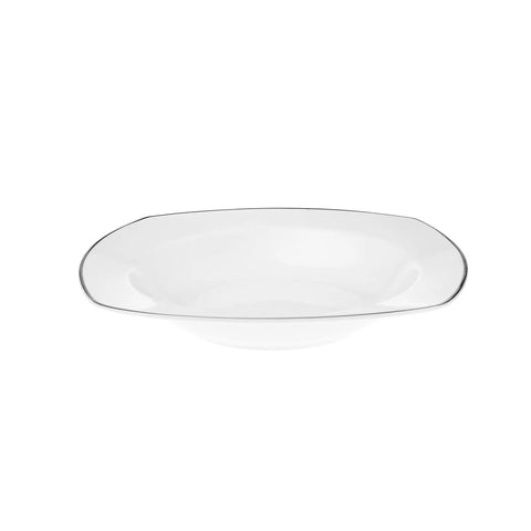 Service de table en porcelaine Karaca Adelia pour 6 personnes, 24 pièces, platine