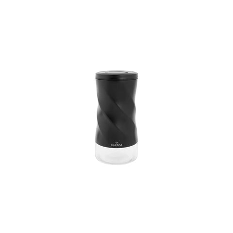 Boîte de rangement Karaca Tottori sous vide, en verre, noir, M