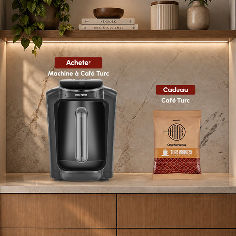 Machine à café turc Karaca Hatır Neo avec lait – Space Grey