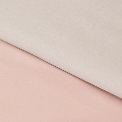 Parure de lit Karaca Home avec housse de couette pour lit double, rose poudré et beige