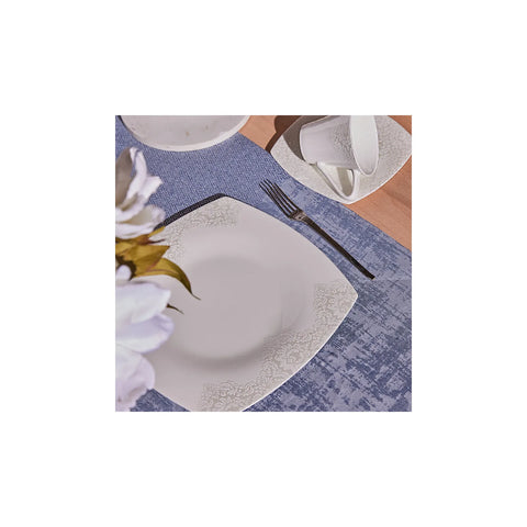 Service Petit Déjeuner Karaca Fine Pearl Helen, 26 pièces carrées/rectangulaires