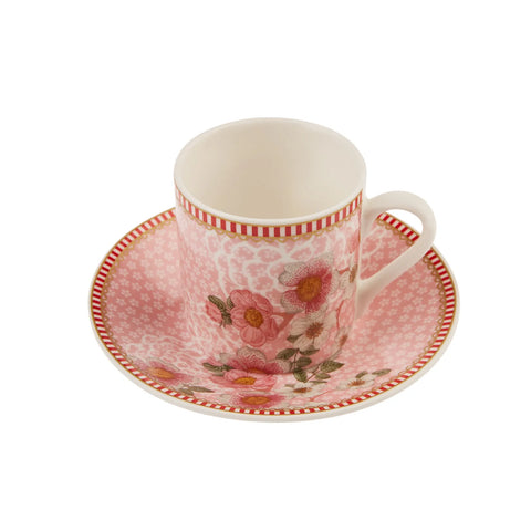 Tasses à café Karaca Diyara, 6 pièces, rose