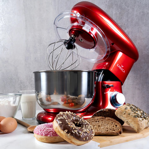 Robot multifonctions Karaca Multichef Chef cuistot 1 400 W, 5,5 L, rouge doré