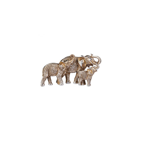 NOVA FİL AİLESİ BİBLO 33,5X18CM, GOLD