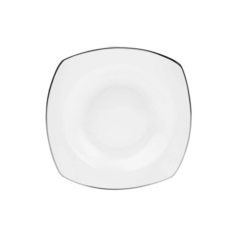 Service de table en porcelaine Karaca Adelia pour 6 personnes, 24 pièces, platine