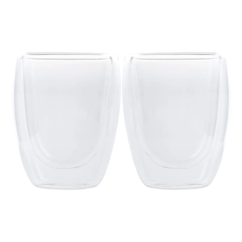 Tasses Karaca à double paroi en verre borosilicate, 2 pièces, 300 ml