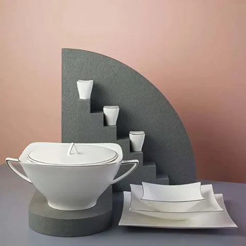 Jumbo Wind Platine Service De Table 64 Pièces Pour 12 Personnes – Carré