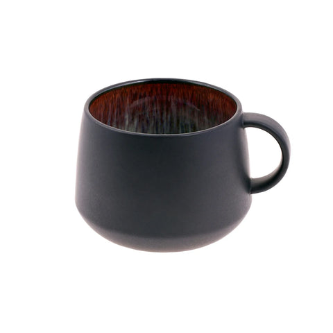 Coffret de tasses à thé Karaca Black Galactic Reactive, 8 pièces