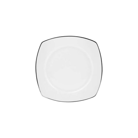 Service de table en porcelaine Karaca Adelia pour 6 personnes, 24 pièces, platine