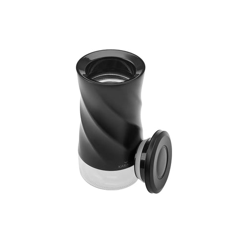 Boîte de rangement Karaca Tottori sous vide, en verre, noir, M